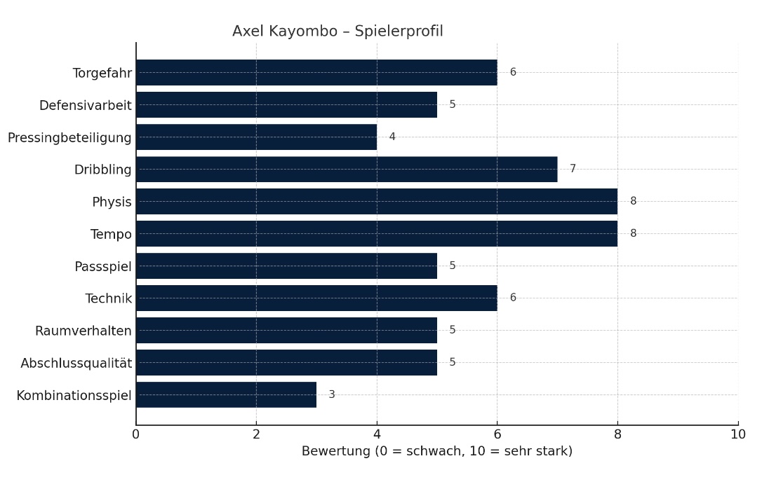 Skillprofil erstellt auf Basis statistischer Daten und individueller Einschätzung